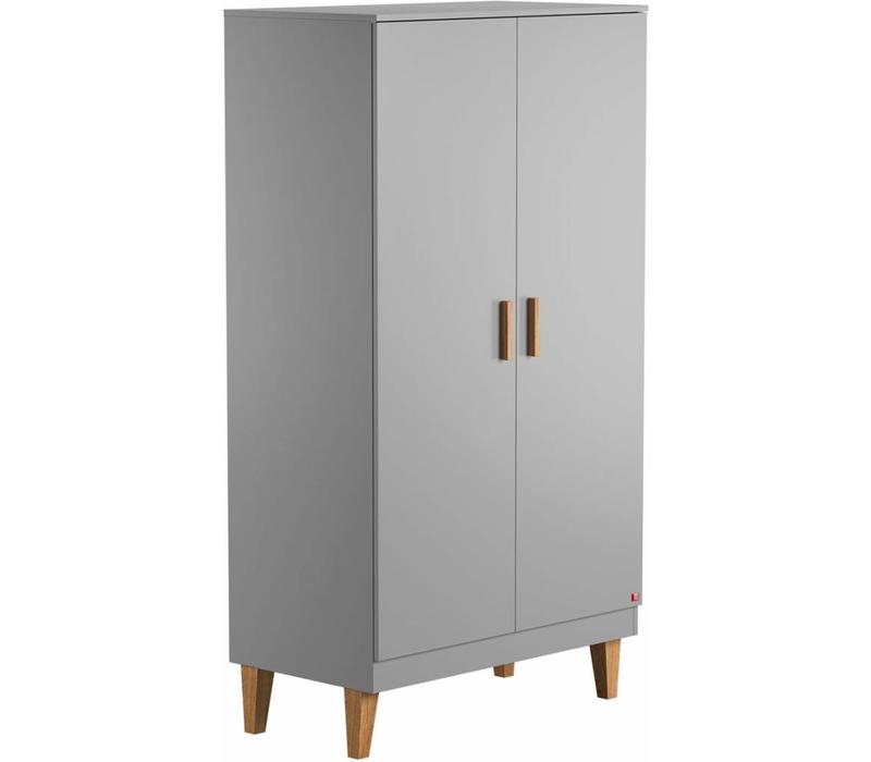 LOUNGE 2-door wardrobe grey