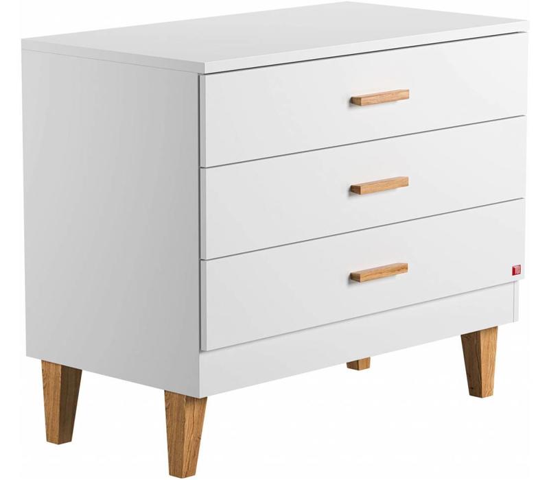 LOUNGE Dresser with drawers white