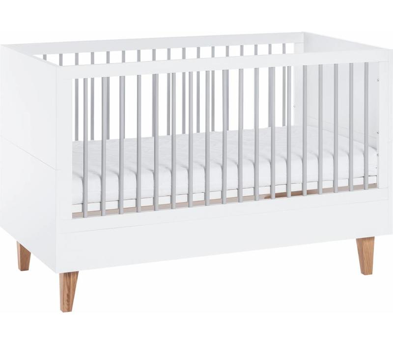 CONCEPT Cot Bed 140x70 (infant Bed included) white