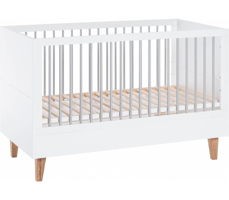 CONCEPT Cot Bed 140x70 (infant Bed included) white