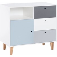CONCEPT Dresser white/grey/graphite/blue