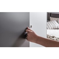 CONCEPT Kleerkast 2-deurs white/grey/graphite/red