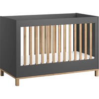ALTITUDE Cot Bed 140x70 (infant Bed included) graphite/grey