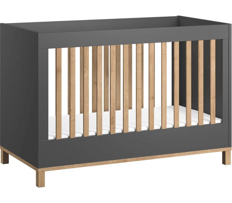 ALTITUDE Cot Bed 140x70 (infant Bed included) graphite/grey