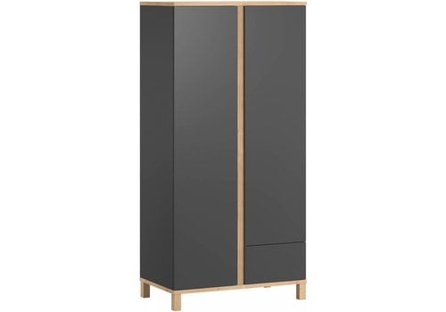 Vox ALTITUDE 2-door wardrobe graphite/grey