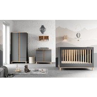 ALTITUDE Cot Bed 120x60 graphite/grey