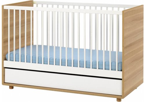 Vox EVOLVE Meegroeibed 70x140cm white/oak