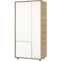 EVOLVE 2-door wardrobe white/oak