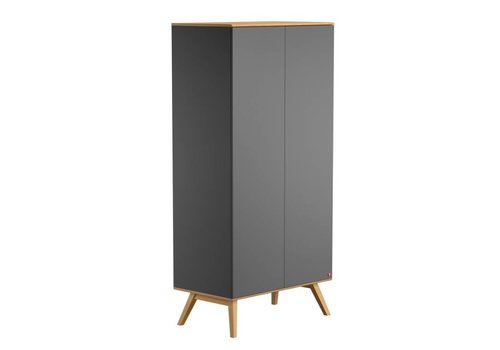 Vox NATURE 2-door wardrobe grey