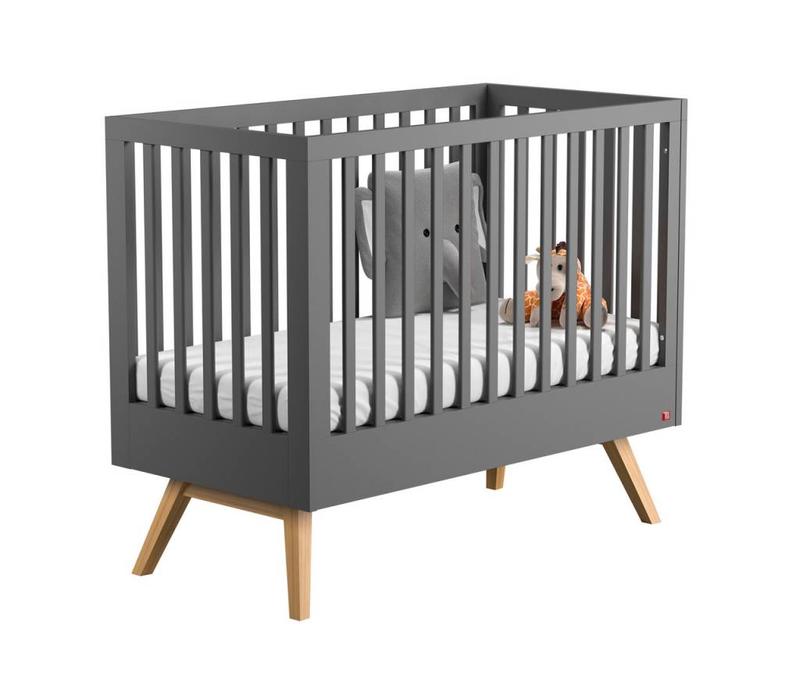 NATURE Cot Bed 140x70 (infant Bed included) grey