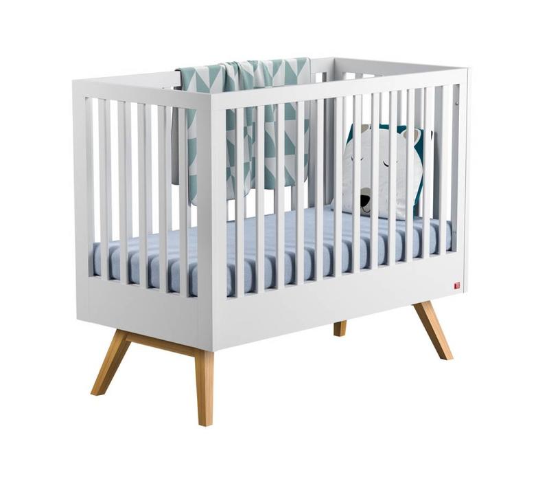 NATURE Cot Bed 140x70 (infant Bed included) white