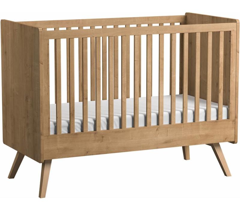 VINTAGE Cot bed 70x140cm oak