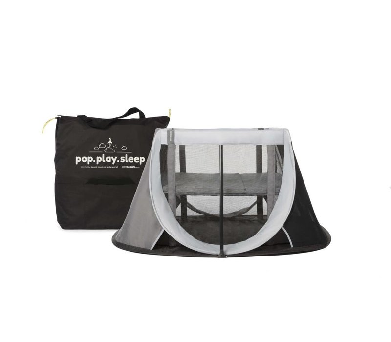 Instant travel cot grey rock