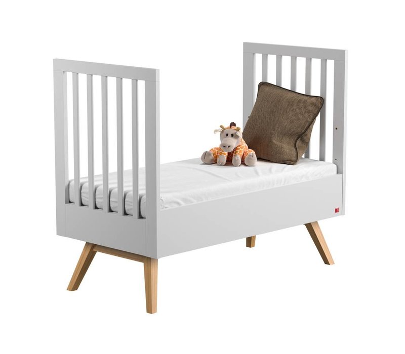 NAUTIS Cot bed II 70x140 white/oak