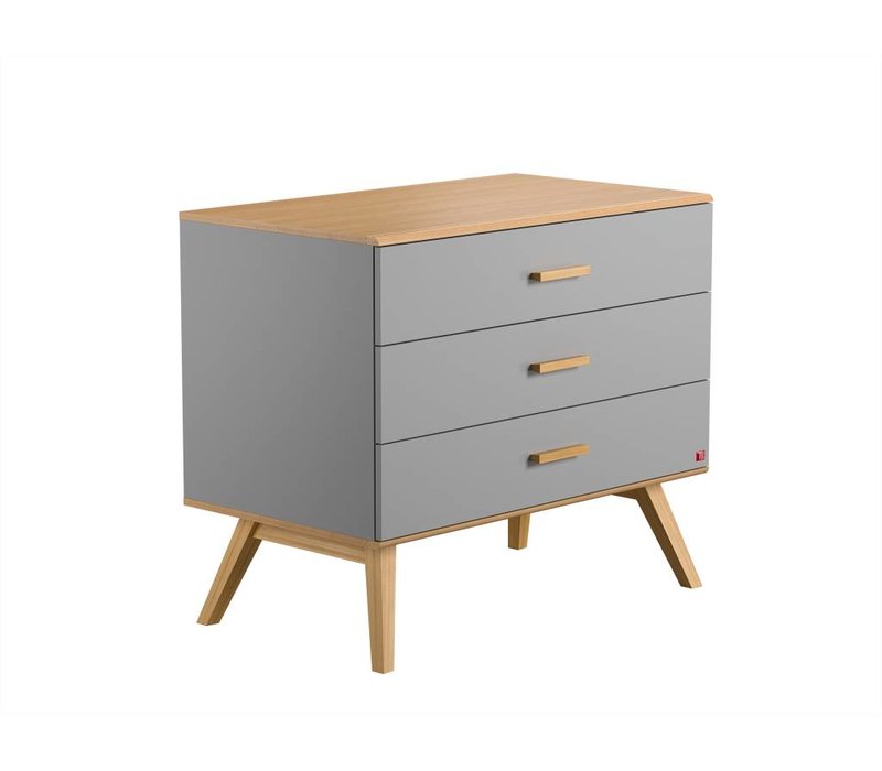 NAUTIS Commode light grey/oak