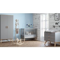 NAUTIS Commode light grey/oak