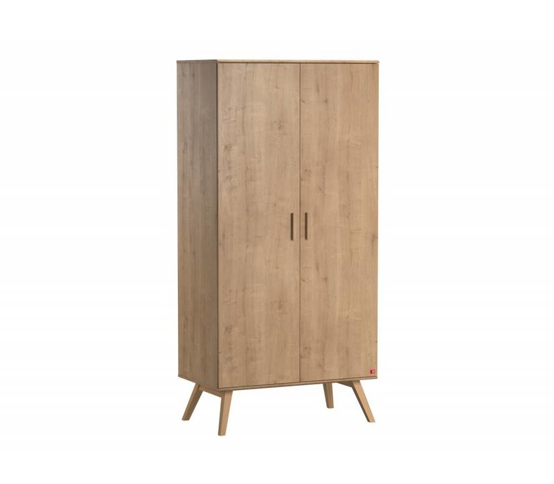 NAUTIS 2-door wardrobe oak