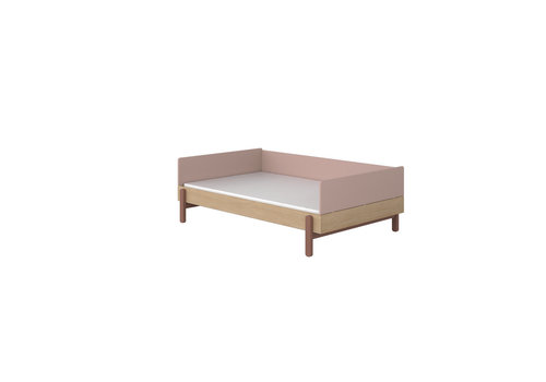 Flexa POPSICLE Bedbank 120cm oak/cherry