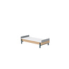 Flexa POPSICLE Single bed head and foot board oak/blueberry