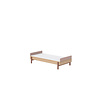 Flexa POPSICLE Single bed head and foot board oak/cherry