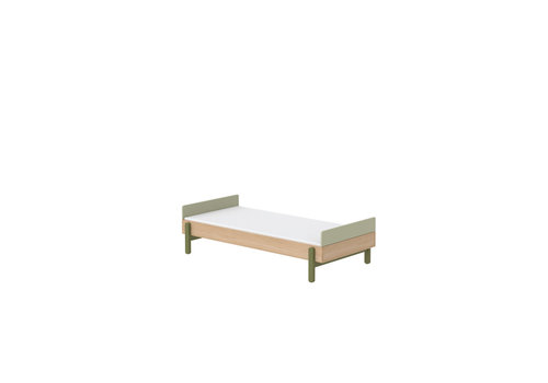 Flexa POPSICLE Single bed head and foot board oak/kiwi