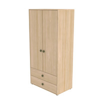 POPSICLE High wardrobe 2-doors oak/kiwi