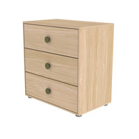 POPSICLE Chest of drawers oak/kiwi