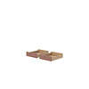 Flexa POPSICLE Drawers for desk set of 2 pcs oak/cherry