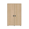 Flexa POPSICLE Low wardrobe 2-doors oak/blueberry
