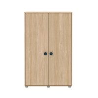 POPSICLE Low wardrobe 2-doors oak/blueberry