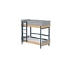 Flexa POPSICLE Bunk bed oak/blueberry