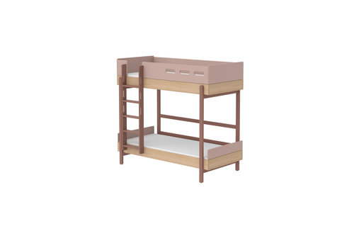 Flexa POPSICLE Bunk bed oak/cherry