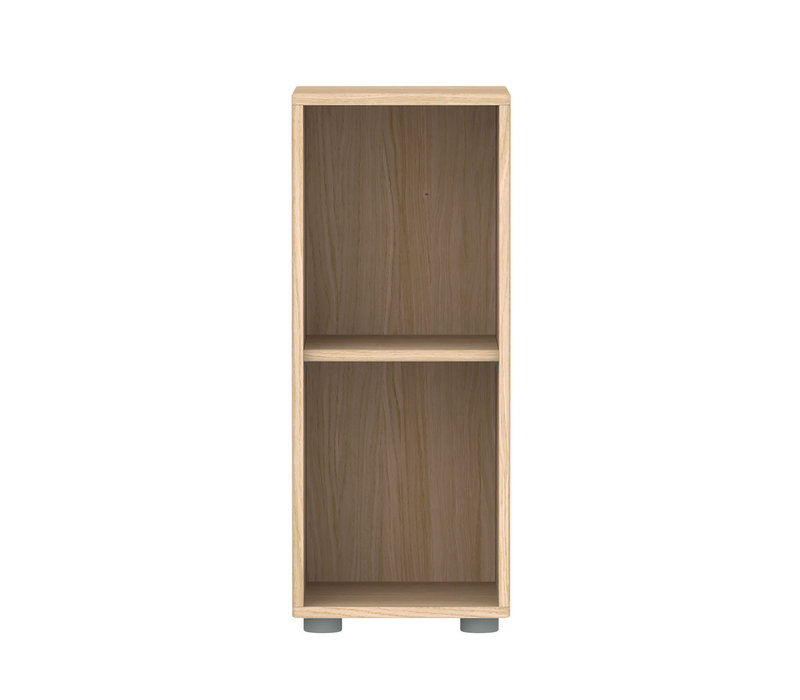 POPSICLE Narrow bookcase 1 shelf oak