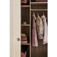 POPSICLE High wardrobe 2-doors oak/cherry