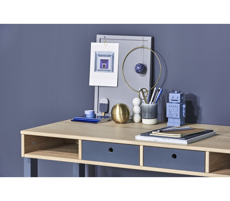 POPSICLE Desk oak/blueberry