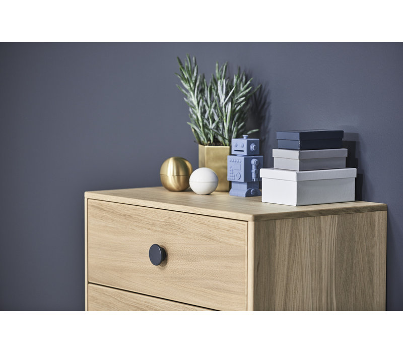 POPSICLE Chest of drawers oak/blueberry