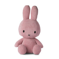 Miffy Sitting Corduroy Pink - 50cm