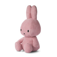 Miffy Sitting Corduroy Pink - 50cm