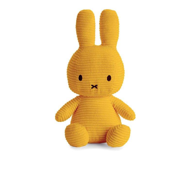 Miffy Sitting Corduroy Yellow - 50cm