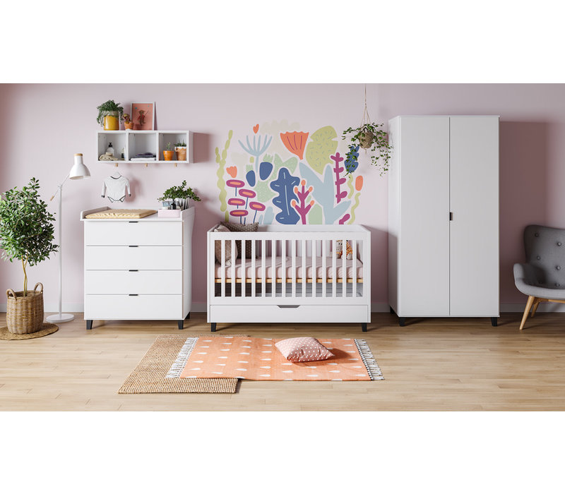 SIMPLE Changing table top white