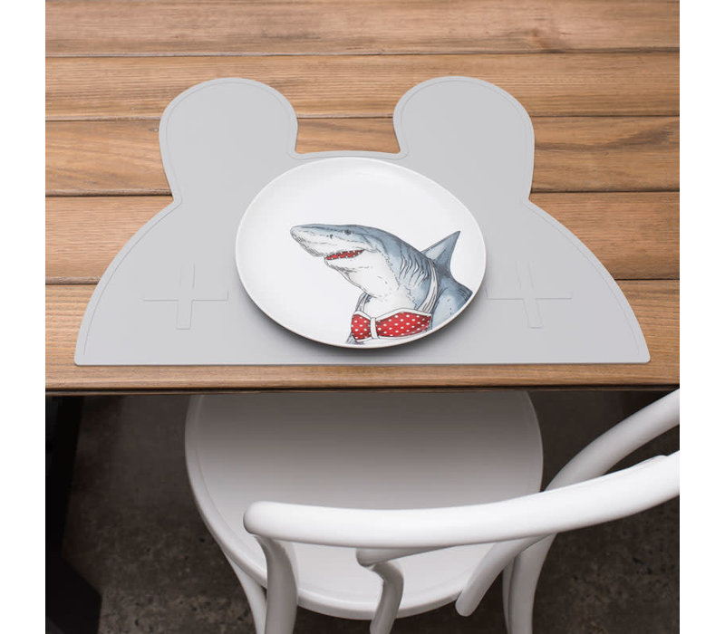 Placemat Bunny grey