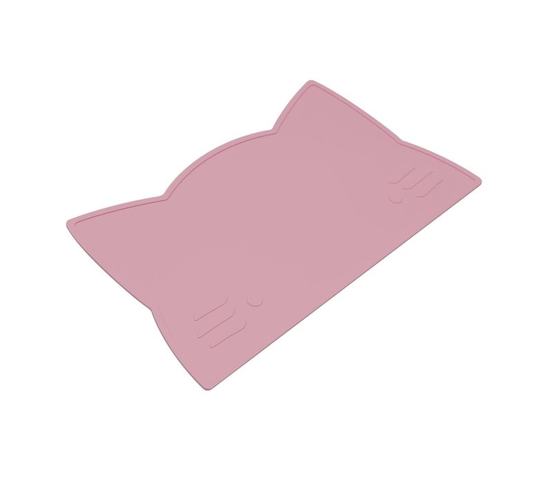 Placemat Cat dusty rose