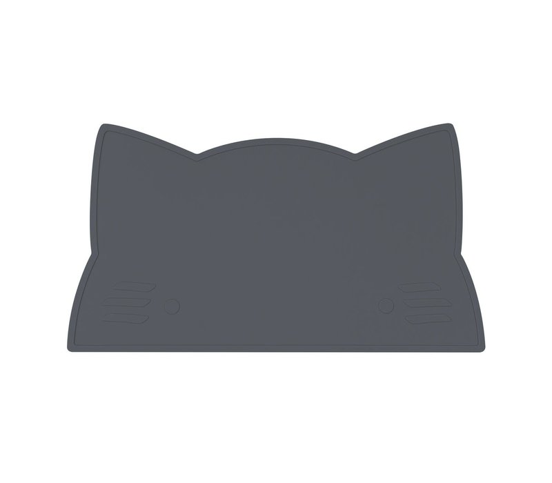 Placemat Cat charcoal