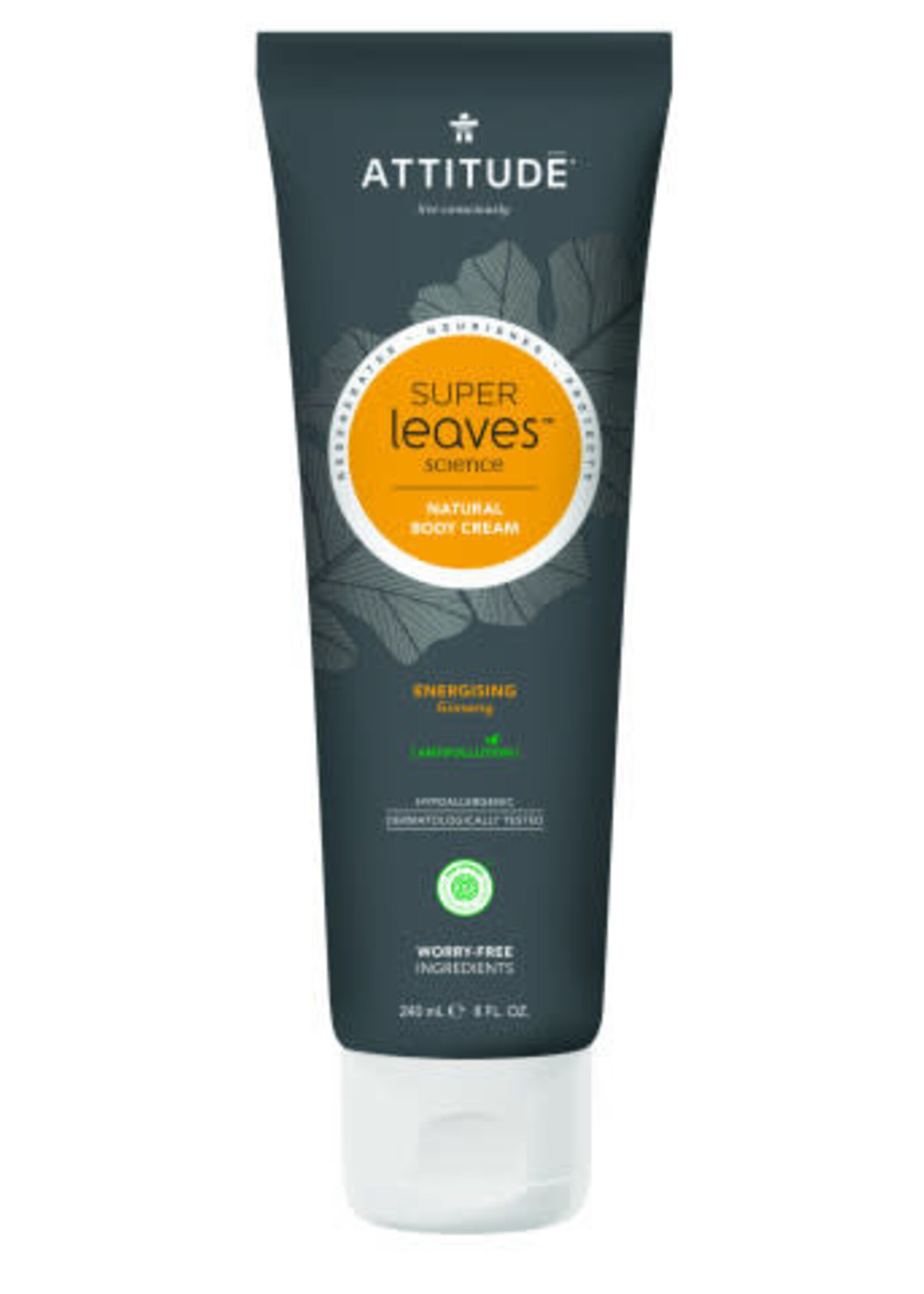 Attitude Super Leaves Body cream MEN Energizing 240ml