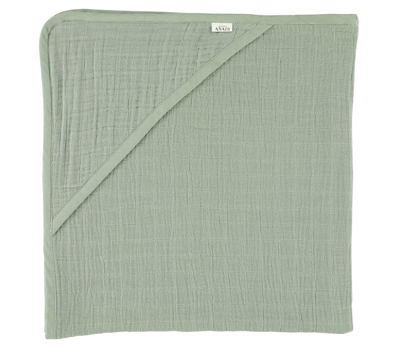 Hooded towel 75x75cm Bliss olive