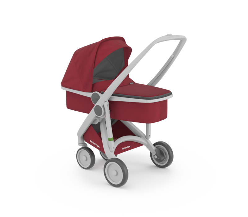 Carrycot Grey/Cherry