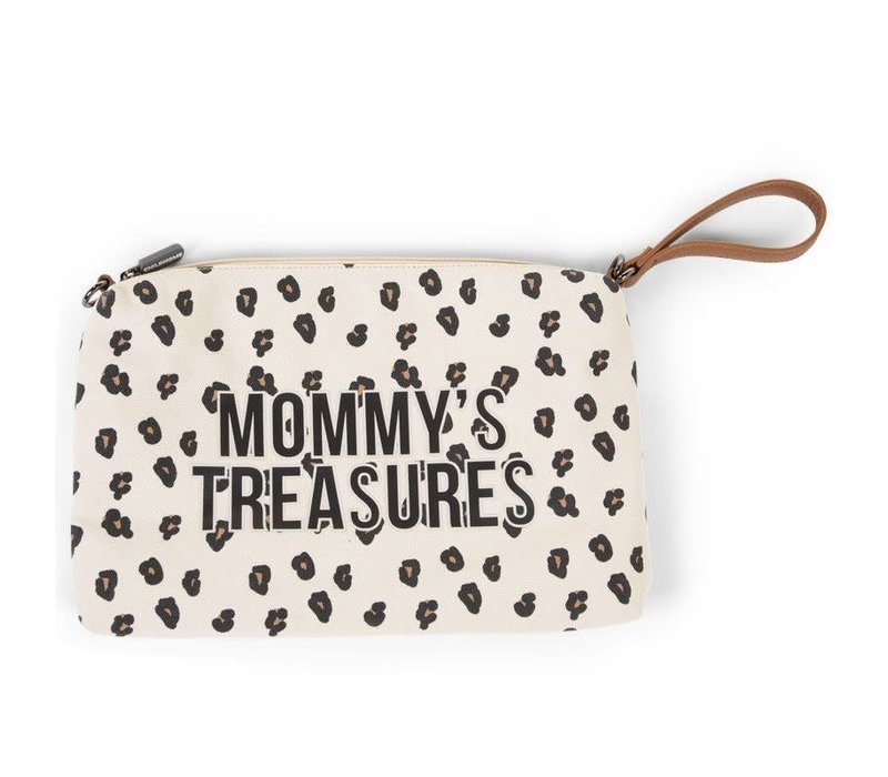 Mommy clutch canvas leopard