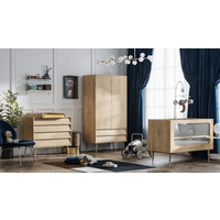 BOSQUE 2-door wardrobe oak