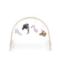 Baby gym round Natural