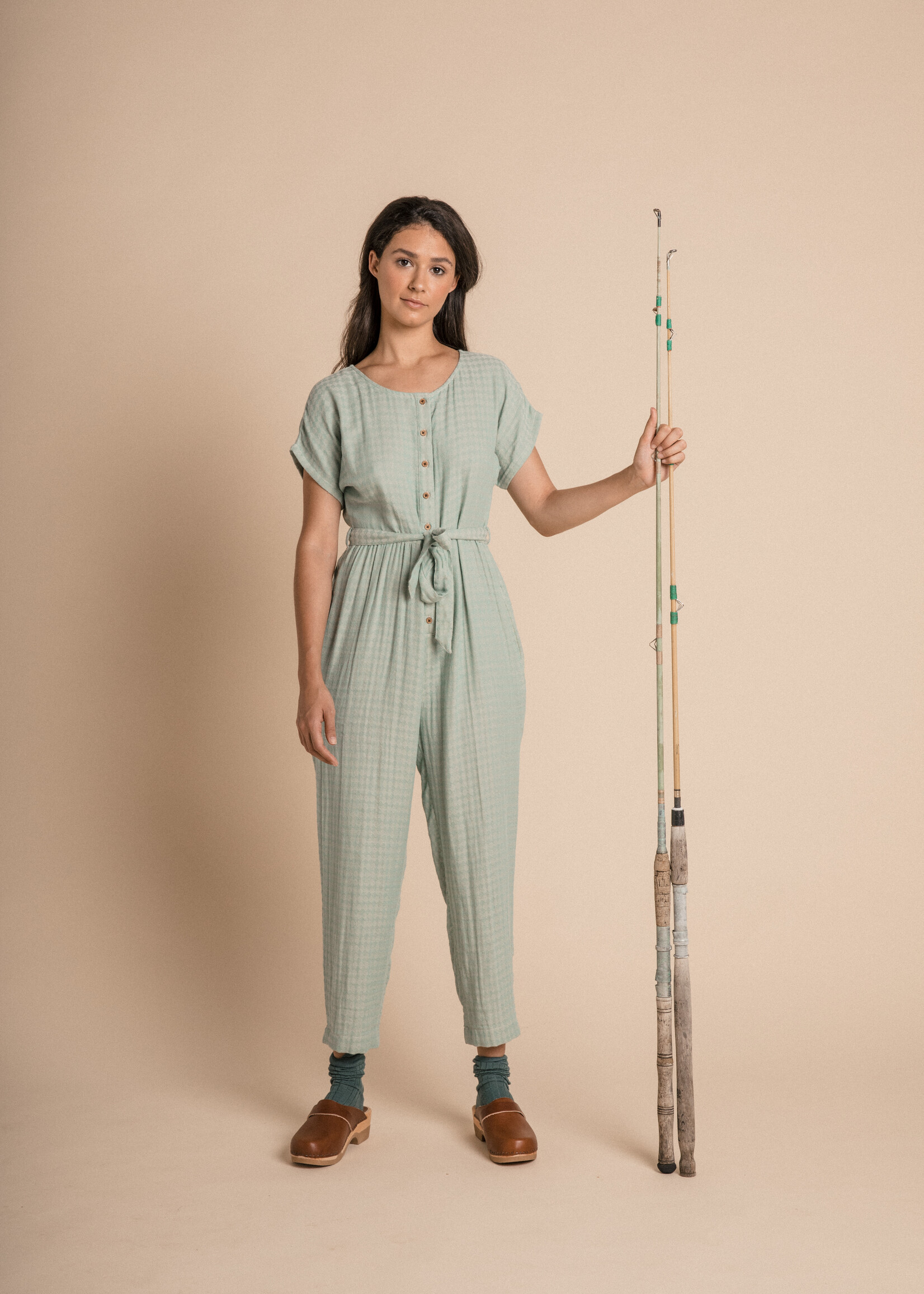 Olli Ella Joya Jumpsuit - Azure Harlequin